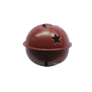 HUNIU Đầy màu sắc Chuông giáng sinh Thủ công Sắt Chuông Cây giáng sinh Thiết thực Ngôi sao năm điểm CHUÔNG leng keng giáng sinh Dành cho Diy