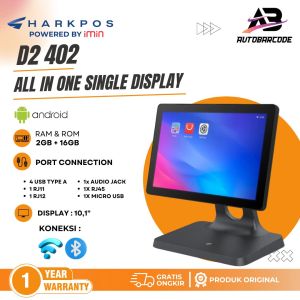 Mesin Kasir Android 11 Sharkpos D2-402 iMin Single Display All In One Pos Resto Minimarket D2 402
