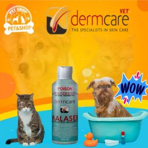Dermcare Malaseb & Aloveen Shampoo - Medicated 250ML Effective Pet Care Solution Dogs & Cats