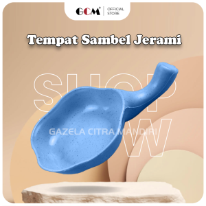 Tempat Saos Sambel Sambal Kecap Wadah Mangkok Kecil Bentuk Unik Bunga Bahan Jerami Gandum