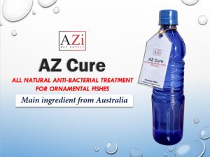 AZ Cure 250ml with Dropper tip - All natural and Anti-bacteria treatment for aquarium fishes