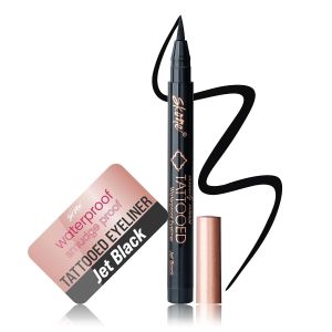 Skone Cosmetics Insanely Intense Tattooed Eyeliner Pen - Waterproof Liquid Eyeliner Long Lasting Sweat Proof Smudge Proof Felt Tip Liquid Eyeliner - Pigmented Eye Liner Makeup - Brown (0.07oz)