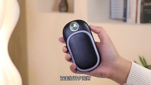 【SG 🚚】Rechargeable Hand Warmer 10000mAh Portable USB Heater with LED Display and Colorful Light