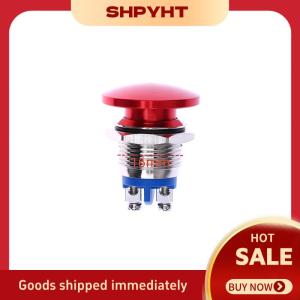 SHPYHT 1PC không thấm nước IP65 SPST (on)-off 1NO 3A 250V với vít thiết bị đầu cuối 16 19 22mm momentary kim loại nấm đầu đẩy nút chuyển đổi