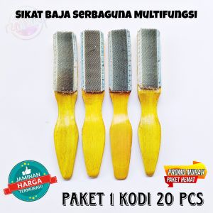 asahan sikat kawat baja serbaguna multifungsi paket 1 kodi isi 20 pcs