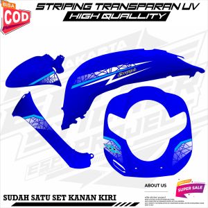 STICKER STRIPING VARIASI HONDA SCOOPY DONAT 2017 STICKER MOTIF TERBARU KEREN