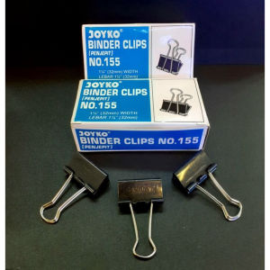 (1KOTAK ISI 12PCS)JOYKO BINDER CLIP 155