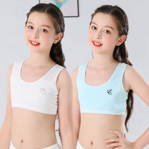 Bộ 5 áo lót học sinh nữ vải cotton dây to bản thích hợp bé gái cấp 2 cấp 3- ao lot hoc sinh nu