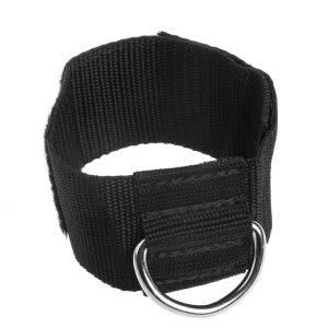 Fitness D-Ring Gym Ankle Strap Padded Double D-ring Adjustable Ankle Weight Leg Training Brace Support