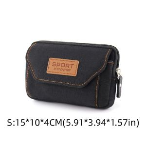 MNTT Cắm Trại Vải Người đàn ông Điện Thoại Pouch Ngoài trời Gói Thắt Lưng Điện thoại Túi Vành Đai Điện Thoại di động Túi Điện thoại di động Pouch Trường Hợp Ví điện thoại