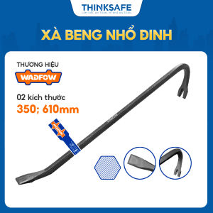 Xà beng Wadfow WQB1345 WQB1360 450mm 600mm thiết kế độc đáo chất liệu thép carbon độ cứng cao chống va đập - Thinksafe