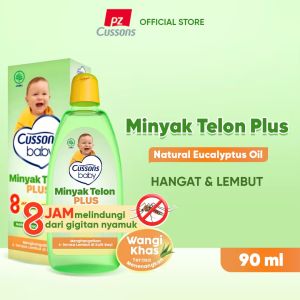 Cussons Baby Minyak Telon Plus Eucalyptus Oil Natural - Minyak Telon Bayi 30ml / 60ml / 90ml / 150ml