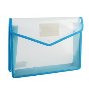 File Folder Wallet Horizontal/Vertival Folder with Label Window Snap Button Closure Water Resistant Document Organizers