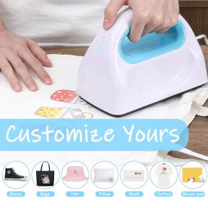 Máy Ép Nhiệt Mini 220V Máy Nhãn Nhiệt Máy Ép Nhiệt Cầm Tay Tiện Dụng Thiết Bị Truyền Nhiệt Thăng Hoa Máy Ủi Thăng Hoa