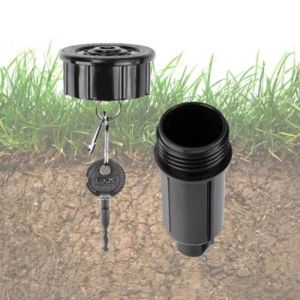 FIRST SONG หัวฉีดน้ำปลอม ที่ซ่อนกุญแจแบบสปริงเกลอร์ สมจริง พลาสติก หัวสปริงเกอร์กล่องเงินสด สร้างสรรค์ ป้องกันน้ำ กล่องเก็บของลับ สวน