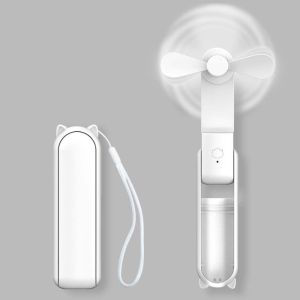FIRST SONG USB Rechargeable Portable Mini Handheld Fan Adjustable 3 Speed StrongWind ElectricFan Durable Quiet Small Pocket Fan for Women