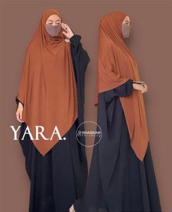Jilbab Pashmina Instan Syari Bahan Jersey Super Yara daily By Khadijah