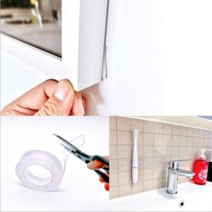 Băng dính 2 mặt siêu dính băng keo Nano trong suốt 3cm*3m dán tường dính mọi bề mặt tiện lợi