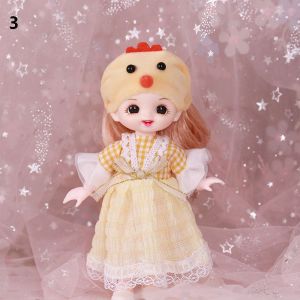 UUMIR แฟชั่น อุปกรณ์ สำหรับob11 gsc ชุดตุ๊กตาที่สวยงาม เสื้อผ้าตุ๊กตา ชุดตุ๊กตาสัตว์ 16~17cmชุดตุ๊กตา