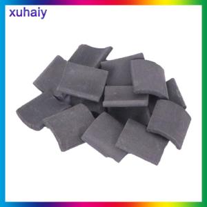 xuhaiy อิฐขนาดเล็ก1ชุดสำหรับจัดสวนบ้านตุ๊กตาอิฐขนาดเล็กลายพลั่วสำหรับตกแต่งฉากอาคารตุ๊กตา1ชุด