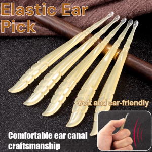 Elastic Ear Pick Ear Cleaner Silicone Ear Wax Removal Tool Earwax Remover Earpicks Cleaner Spoon Soft For Olders Adult Kid