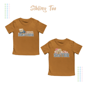 Kaos Sibling Couple Anak Adik Kakak Laki Laki Perempuan Boys & Girls