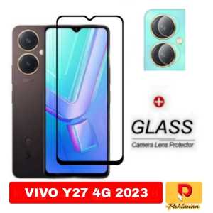 PROMO PAKET 2 INC 1 Tempered Glass VIVO Y27 4G 2023 / VIVO Y27 5G 2023 / VIVO Y16 2022 Anti Gores Kaca Screen Protector