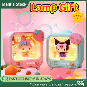 Kuromi Box Night Light Figure Glowing Decoration Kuromi Melody Cute Girlish Birthday Gift