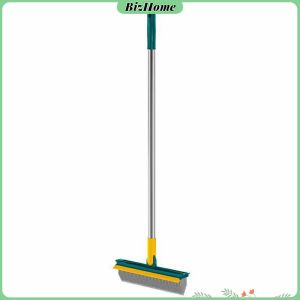 BizHome แปรงขัดพื้น 2in1 พร้อมที่รีดน้ำในตัว แปรงถูพื้น มีที่กวาดน้ำ แปรงขัดห้องน้ำ แปรงล้างพื้น แปรงล้างห้องน้ำ มีที่ปาดน้ำ 120องศา แข็งแรง