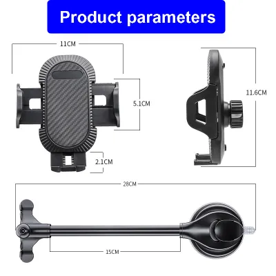 cellphone holder for car Flexible Long Arm Dashboard Bracket Suction Cup Type Universal car phone stand Car Phone Holder