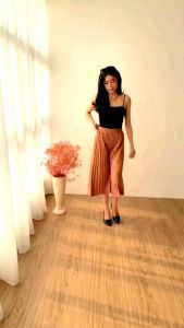 Celana Kulot Plisket 7/8 Premium & Kulot Jumbo Pendek Erina (COD)