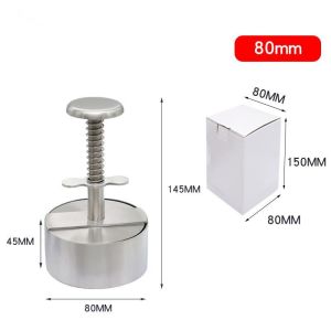 Cetakan Burger Stainless Cetakan Daging Burger Patty Press Burger Maker Cetakan Beef Burger