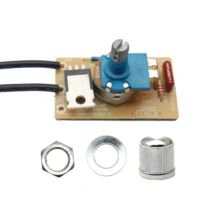 120V/240VAC LED Light Stepless Dimming Rotary Switch 300W Lamp Control Module for Dimmable LED Incandescent Bulbs