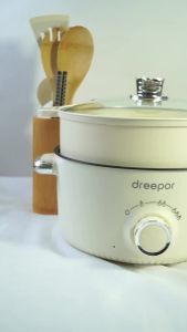 Dreepor 4L Electric cooker non-stick multi-function electric pot Electric hot Pot Frying Rice Cooker