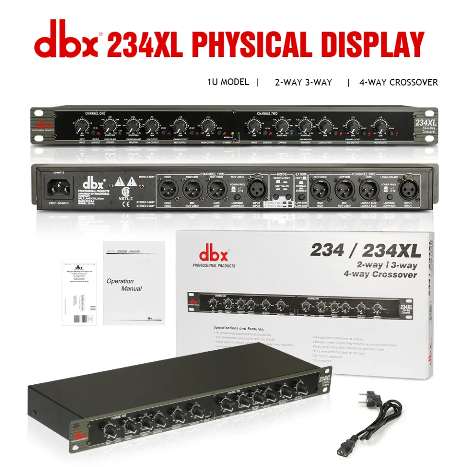 dbx 234XL クロスオーバー - レコーディング/PA機器