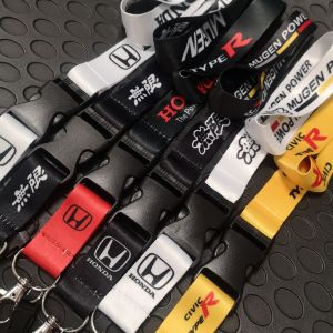 HONDA ดัดแปลงวัฒนธรรมสายคล้องรถแฟชั่นการ์ดทำงานคล้องคอโทรศัพท์มือถือสายคล้อง