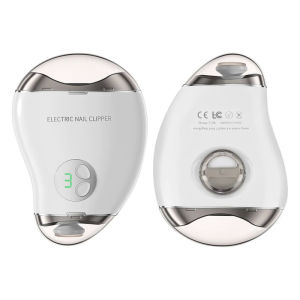 Mango-shaped 2-in-1 Electric Nail Clipper Multifunctional 3-speed Nail Trimming and Polishing Device Nail Care Tool