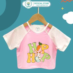 Áo Croptop Tim Yêu Là Một Item Thời Trang Năng Động Trẻ Trung Và Cá TínhTruc Quynh Co 12kg-33kg