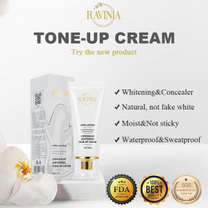 【Ravinia】Tone Up Cream-Whitening&Britening Cream-Concealer for Facial Skin-美白保湿遮瑕素颜霜60g<<Ready Stock>>