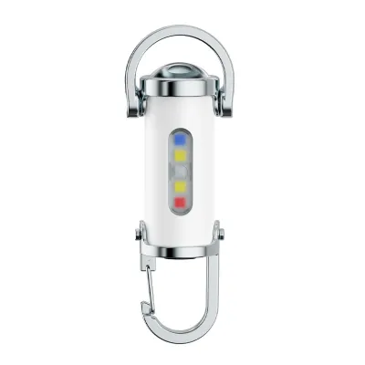 3-In-1 Mini Portable Flashlight SOS Emergency Light Rechargeable Multi-Functional Keychain Light Waterproof Outdoor Lamp