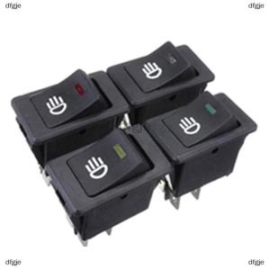 [COD] dfgje Blue Light 12V 35A LED Light Marine Car Modification Switch Fog Light Boat Rocker Switch