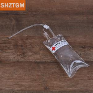 [COD] SHZTGM 500ml REFRESH Blood BAG เครื่องดื่ม Halloween PARTY Long Tube filling BAG