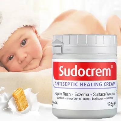125g Authentic SUDOCREM Antiseptic Baby Skin Healing Cream Nappy Rash Relief Wounds Skin Care
