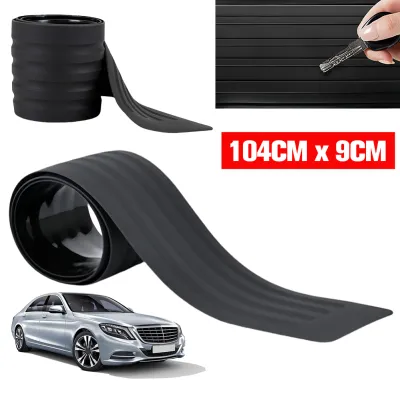 Rear Bumper Guard for Cars Car Trunk Door Sill Plate Protector Anti-Scratch Exterior Styling Accessory Black Durable