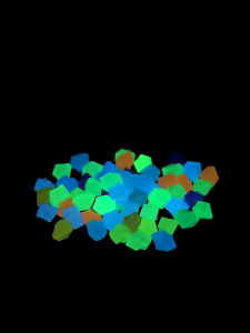 Colorful FishTank Substrates Vase FillerStones Glowing Pebbles for Aquarium Garden Pebbles Mixed Color