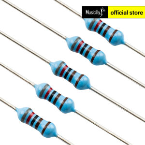Musiclily Pro Metal Film Precision Resistor 1% 250mW for Electric Guitar Bass Wiring Mods (Set of 50)