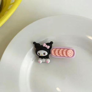 Kawaii Hello Kitty Cartoon Hairpin Sweet Student Sanrio Melody Snack Platter Duck Mouth Clip Girl Heart Ornaments gift