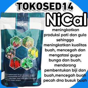 Nical 500gram pupuk Daya tahan dan anti Rontok tanaman TOTAL NITROGEN 155 % NITRAT 15.5% AMUNIA N 144% CALCIUM CAO 263% kalsium tanaman