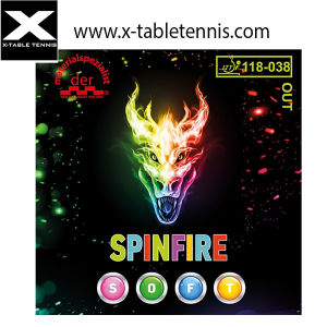 ยางปิงปองเม็ดสั้น der-materialspezialist รุ่น Spinfire Soft
