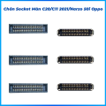 Bộ 2 chân socket màn hình trên main C20, C11 2021, Narzo 50i oppo. 